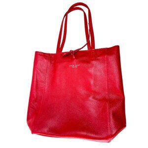 Ivan Troy Tania Red Women's Italian Leather Outdoor Travel & Shoulder Bag